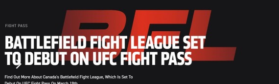BATTLEFIELD FIGHT LEAGUE SET TO DEBUT ON UFC FIGHT PASS